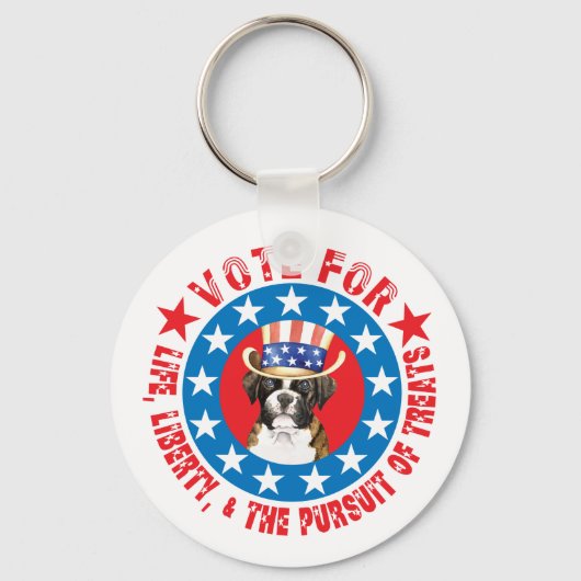 Porte-clés Voter pour Boxer (Recto)