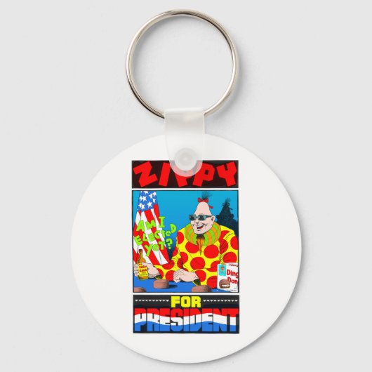 Porte-clés Voter Pour Zippy (Recto)