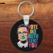Porte-clés Votez Comme Ruth Vous A Envoyé (Recto)