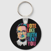 Porte-clés Votez Comme Ruth Vous A Envoyé (Verso)