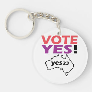 Porte-clés Votez Oui Pour La Voix Des Australiens Indigènes