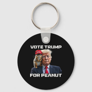 Porte-clés Votez Trump pour Peanut l'écureuil 2