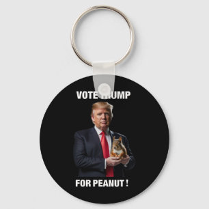 Porte-clés Votez Trump pour Peanut l'écureuil 5