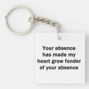 Porte-clés Votre absence