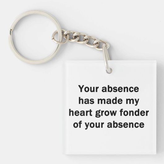 Porte-clés Votre absence (Devant)