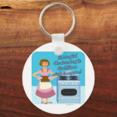 Porte-clés Votre Cheatin Brownies Snarky Housefemme (Recto)