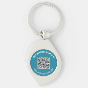 Porte-clés Votre code QR Porte - clé texte personnalisé Busin