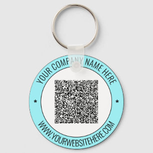 Porte-clés Votre code QR Texte et couleurs Porte - clé promot
