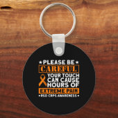 Porte-clés Votre contact peut causer une douleur extrême RSD  (Recto)