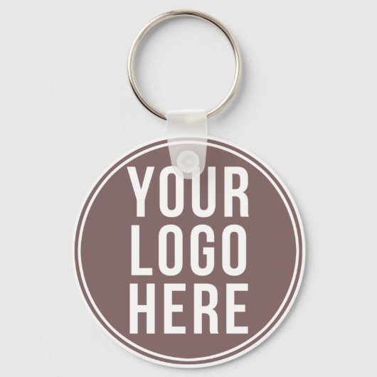 Porte-clés Votre logo d'entreprise (Recto)