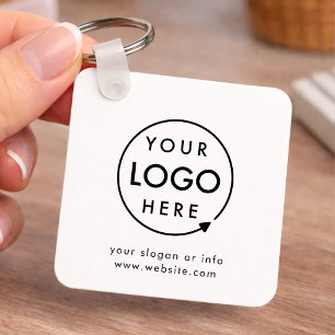 Porte-clés Votre logo   Entreprise Corporate Moderne Minimali