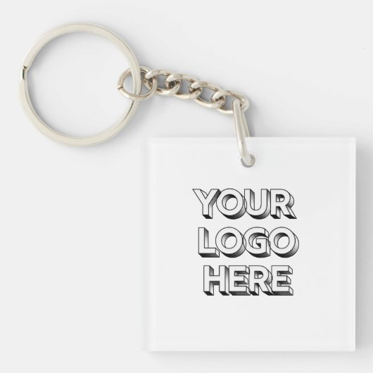Porte-clés Votre logo ici (Devant)