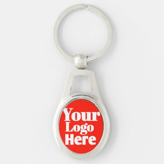 Porte-clés Votre logo ici (Devant)