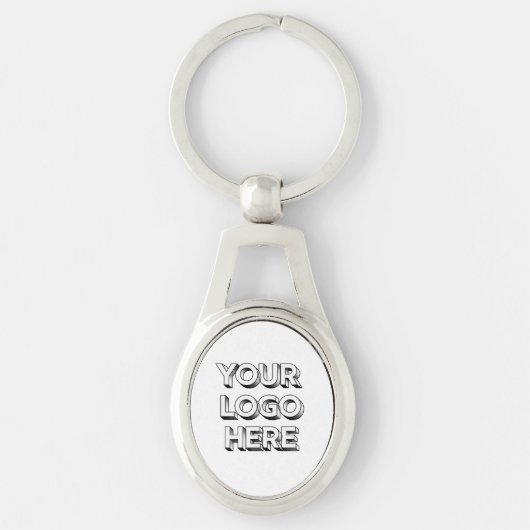 Porte-clés Votre logo ici (Devant)