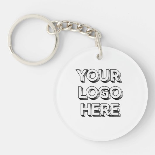 Porte-clés Votre logo ici Groomsmen Cadeaux (Devant)