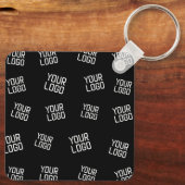 Porte-clés Votre logo ou image | Modèle de recherche aléatoir (Verso)