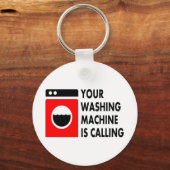 Porte-clés Votre machine à laver appelle (Recto)