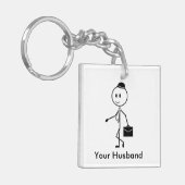 Porte-clés Votre mari contre. Mon mari (Devant gauche)