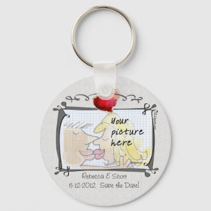 Porte-clés Votre mariage photo Sauvez la date Porte - clés