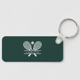 Porte-clés Votre nom de club de tennis Team Swag Custom