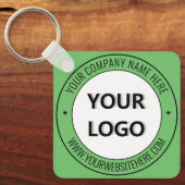 Porte-clés Votre nom de logo Site Web Promotion Porte - clé d (Recto)