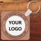 Porte-clés Votre nom de logo Site Web Promotion Porte - clé d (Verso)