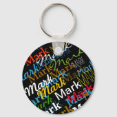 Porte-clés votre nom / mon nom personnalisé (Recto)