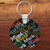 Porte-clés votre nom / mon nom personnalisé (Recto)