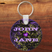 Porte-clés Votre nom + votre nom de miel (Recto)