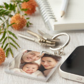 Porte-clés Votre photo de famille préférée (Devant Droit)