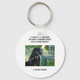 Porte-clés Votre photo ici ! Mélange de springer spaniel de