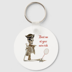Porte-clés Votre pirate de badminton de risque
