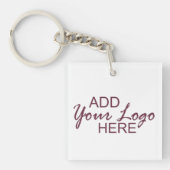 Porte-clés votre porte - clé acrylique fait sur commande du (Devant)