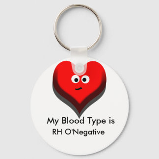 Porte-clés Votre Porte - clé de type sanguin