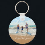 Porte-clés Votre Porte - clé photo de famille avec texte pers<br><div class="desc">Porte - clés de photos et de texte personnalisés - Unique votre propre design - Famille personnalisée / Amis ou Cadeau personnel - Ajouter votre Porte - clé de texte et de photo - Redimensionnez et déplacez des éléments avec l'outil de personnalisation ! Choisissez les polices / taille / couleur...</div>