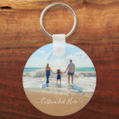 Porte-clés Votre Porte - clé photo de famille avec texte pers (Recto)