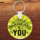 Porte-clés Votre seule limite est votre inspiration motivatio (Recto)