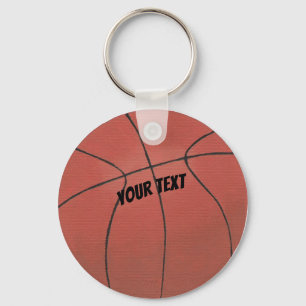 Porte-clés Votre texte sur les Porte - clés de basket-ball