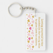 Porte-clés Vous aimer...| 3 Photos Cadeau pour lui/elle (Devant)