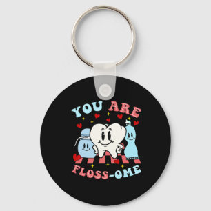 Porte-clés Vous avez de mignonnes dents Floss-omes