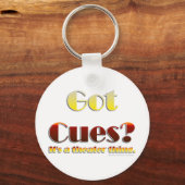 Porte-clés Vous Avez Des Cues ? (Texte uniquement) (Recto)