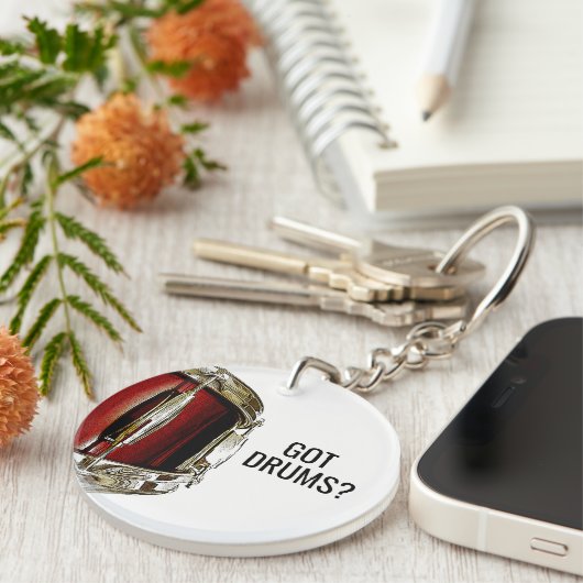 Porte-clés Vous avez des tambours ? Drummer Snare Drum Percus (Devant droit)