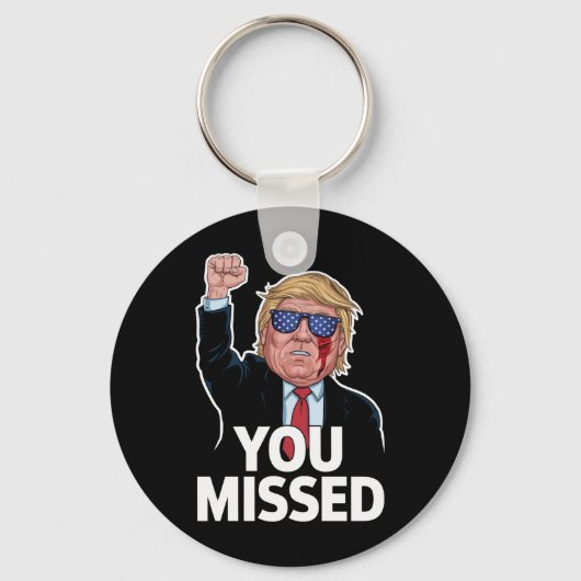 Porte-clés Vous avez manqué Donald Trump (Recto)