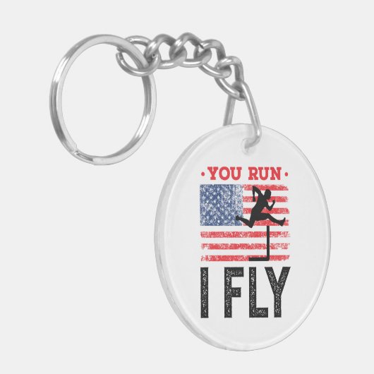 Porte-clés Vous courez I Flly Track et Field Hurdles Hurdler (Devant gauche)