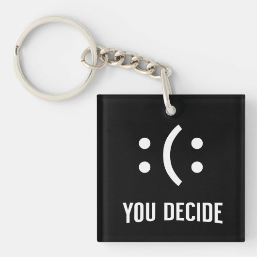 Porte-clés Vous décidez Emoji Mood Design (Devant)