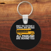 Porte-clés Vous Devenez Un Conducteur De Bus Scolaire (Recto)