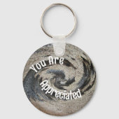 Porte-clés Vous Êtes Apprécié Rustic Brown Employé En Mosaïqu (Recto)