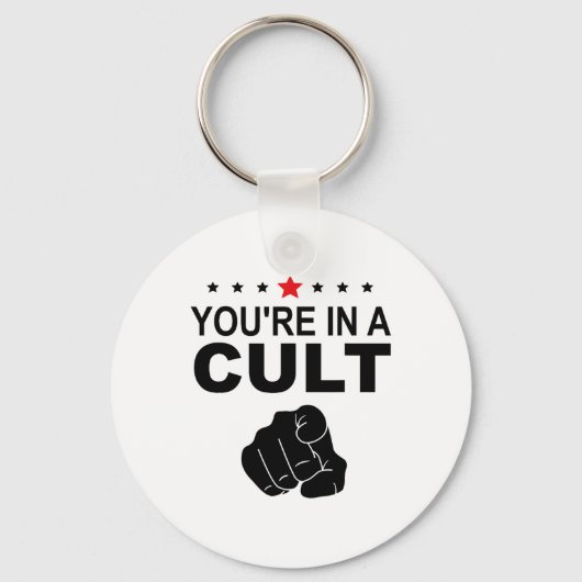 Porte-clés Vous êtes dans un panneau de culte (Recto)