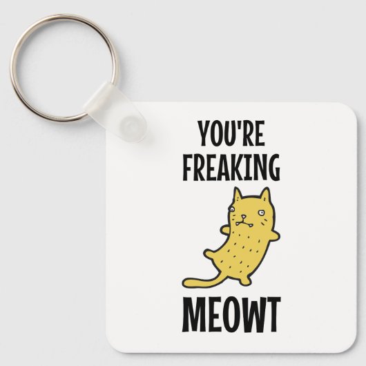 Porte-clés Vous êtes en train de foutre Meowt (Recto)