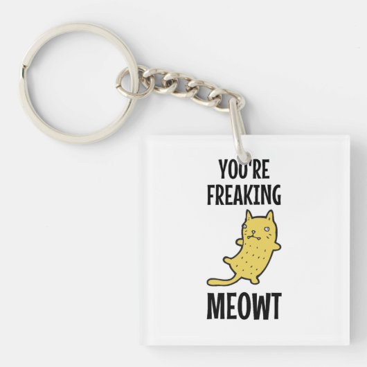 Porte-clés Vous êtes en train de foutre Meowt (Devant)